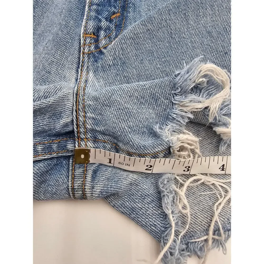 Levi's 550 Vtg Juniors 9 Large Denim Cutoff Jeans - Picture 7 of 7